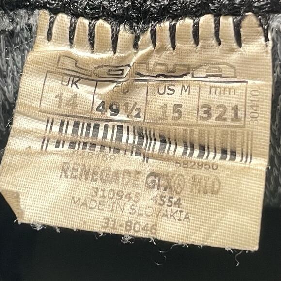 Lowa Renegade GTX Mid Hiking Boots Mens Size 15 Brown Goretex Waterproof Lace Up - Picture 8 of 14